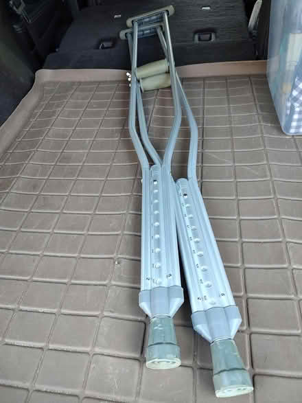 Photo of free Aluminum crutches (Odenton) #1