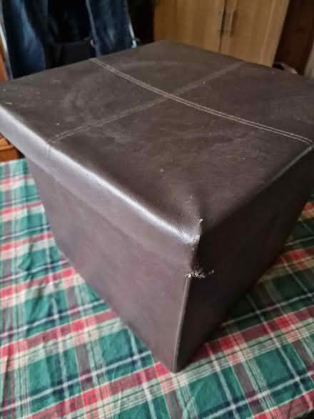 Photo of free Brown Ottoman Single Cube (Linden GL1) #1