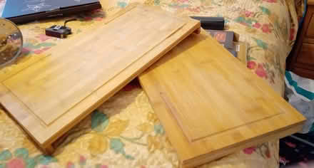 Photo of free 2 x wooden hob covers (Orton Goldhay) #1