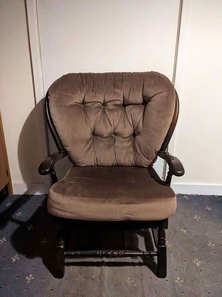 Photo of free Wooden Armchair With Cushions (PL4) #1
