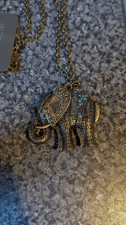 Photo of free Elephant necklace (Malvern Link WR14) #2