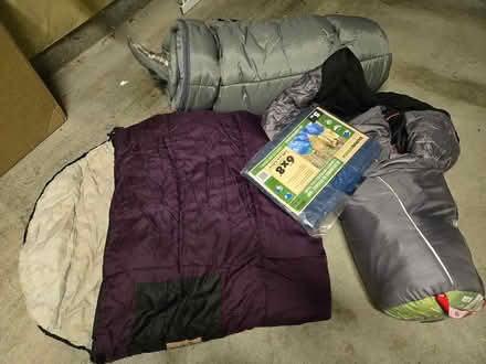 Photo of free 3 sleeping bags plus tarp (North Livermore) #1