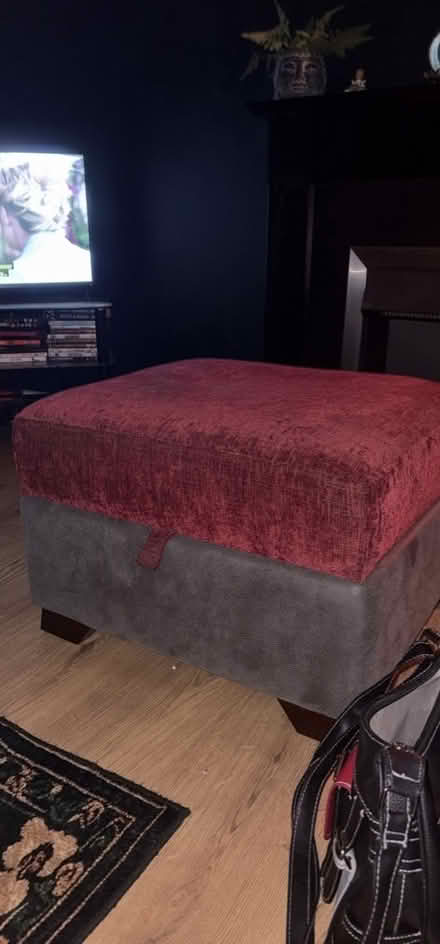 Photo of free Red footstool (Glenrothes KY7) #1