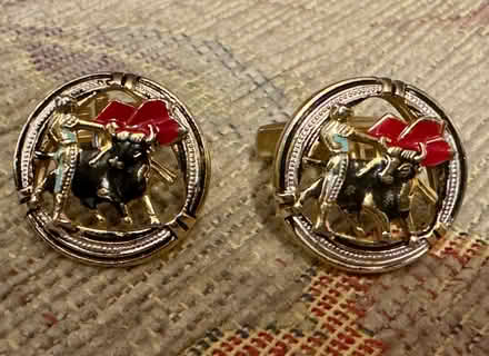 Photo of free Pair of Bull Fighter Cufflinks (Chaddesden DE21) #1