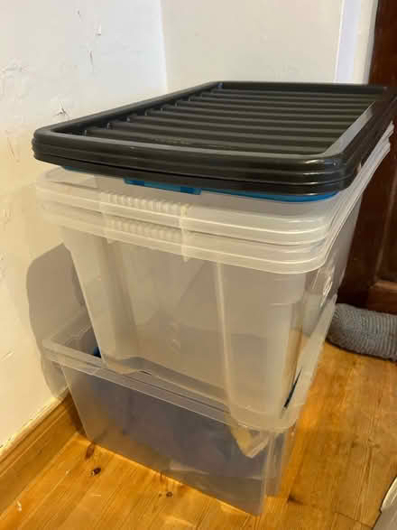 Photo of free Plastic storage boxes (Kilmainham) #1