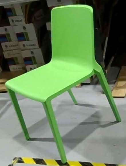 Photo of free Bright green plastic chair (Walton Summit PR5) #1
