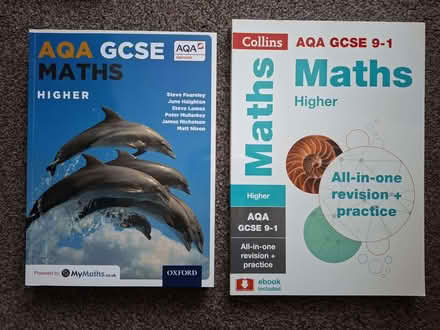 Photo of free GCSE Maths Higher Text/All-in-One Revision & Practice Books (Sudden OL11) #1