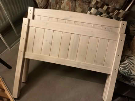 Photo of free Wooded single bed frame (Long Wittenham OX14) #1