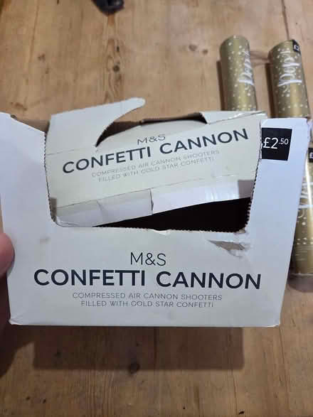 Photo of free M&S Confetti Cannon & Balloons (Camberwell Green, SE5) #1