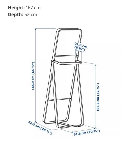 Photo of free IKEA IKORNNES mirror (Brownhill Road, Catford) #4