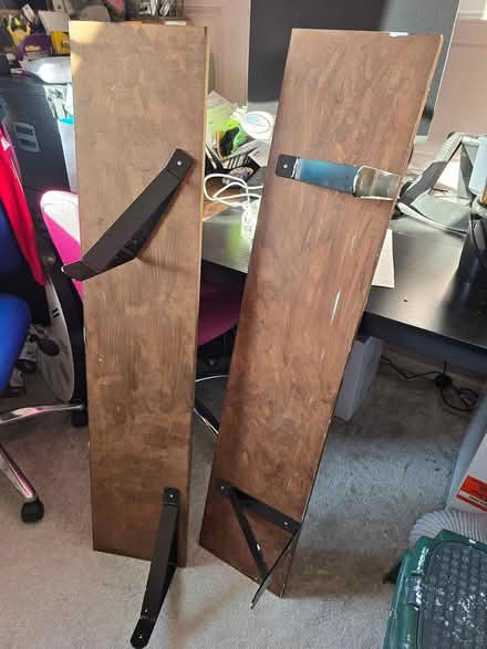 Photo of free Wood shelves (Westbury BA13 3UG) #1