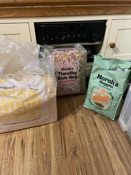 Photo of free Hay, Sawdust and rabbit food (Gomshall gu5) #1