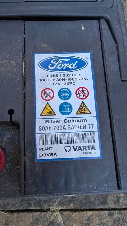 Photo of free 12V car battery (Frome BA11) #1
