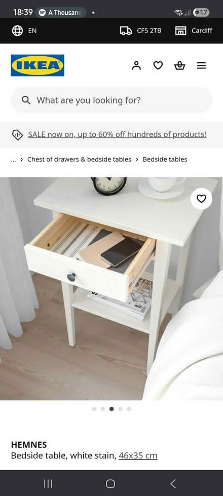 Photo of free Hemnes Bedside Tables (CF82 7EF) #2