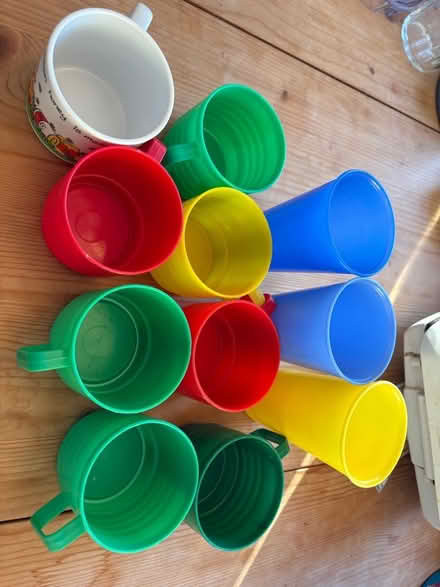 Photo of free Various plastic cups for children (Bents Green S11) #1