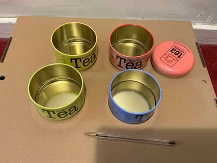 Photo of free Empty novelty stacking tea container (Walkley S6) #2