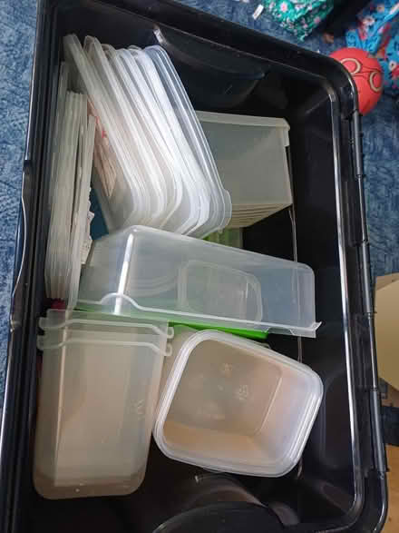 Photo of free Plastic tubs with lids (EX22) #1