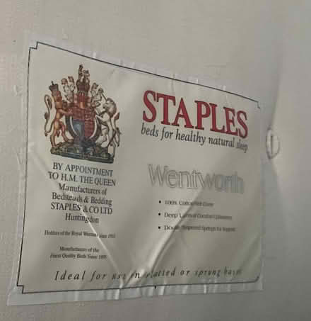 Photo of free Small single bed. 2ft 6 wide. (Newton on Trent LN1) #3