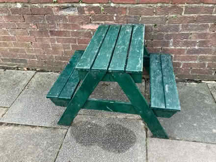 Photo of free Children’s picnic bench green (N13 Palmers Green) #1