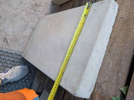 Photo of free 2 Large concrete coping stones (Seven Sisters N15) #2