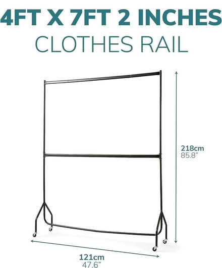 Photo of free Clothes Rail (Withystakes ST9) #1