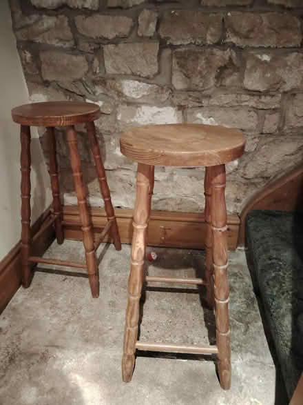 Photo of free Two wooden stools (Bowerham LA1) #2