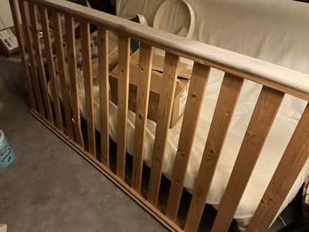 Photo of free Wooded single bed frame (Long Wittenham OX14) #2