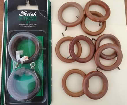 Photo of free Curtain pole rings (alton, GU34) #1