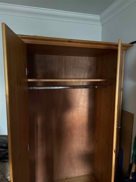 Photo of free Wooden wardrobe (Dublin (Beaumont)) #3