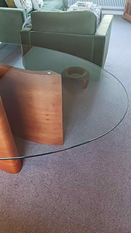 Photo of free Glass table top (NOT BASE) (Broughton Beck LA12) #1