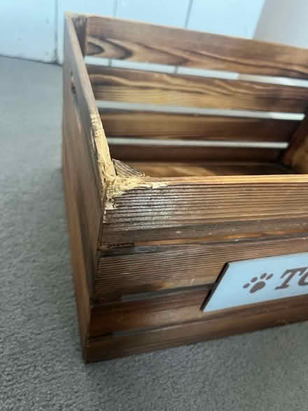 Photo of free Wooden Dog Toy Box (OX14) #3