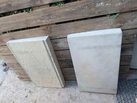 Photo of free 2 Large concrete coping stones (Seven Sisters N15) #1