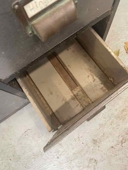 Photo of free Vintage filing cabinet for index cards in South Bristol (Bishopsworth BS13) #3