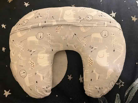 Photo of free Grey nursing pillow animal print (Henley-on-Thames RG9) #1