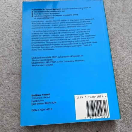 Photo of free Hutchinson's clinical methods book (Hastings TN34) #2