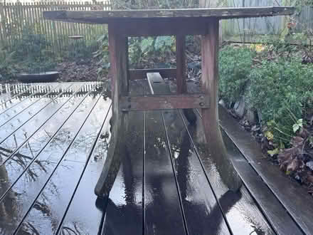 Photo of free Outside Table & 6 folding chairs (Magnolia Seattle 98199) #4