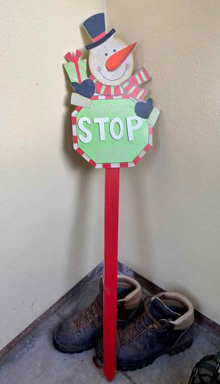 Photo of free Santa signpost (Cradoc LD3) #1