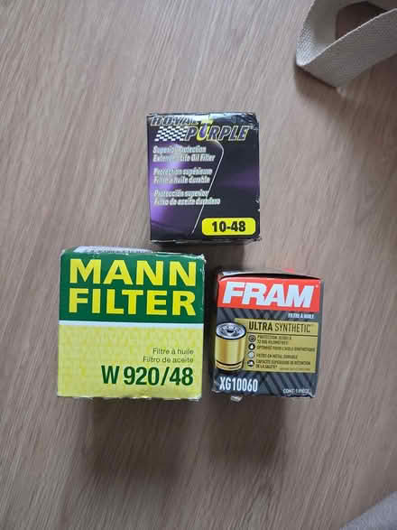Photo of free Car oil filters (Elms Farm Estate) #2
