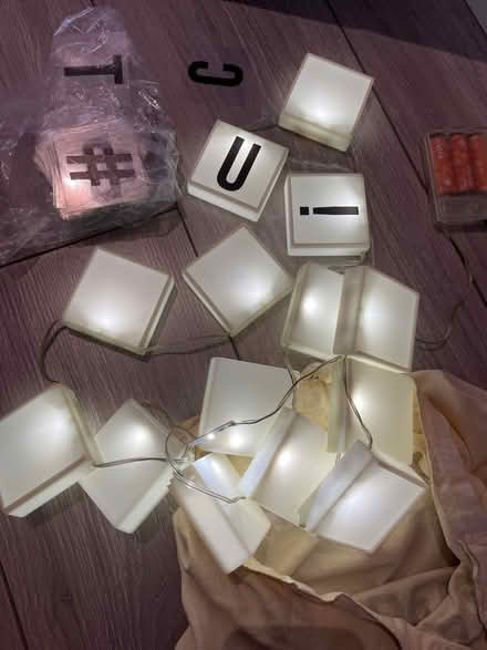 Photo of free Letter fairy lights (Tooting SW19) #2