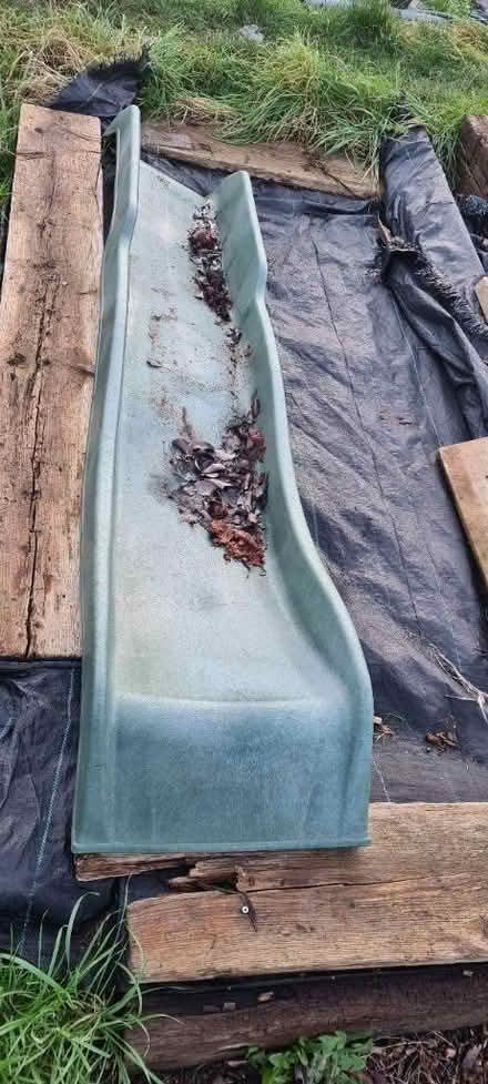 Photo of free Green plastic slide climbing frame (ME1) #1