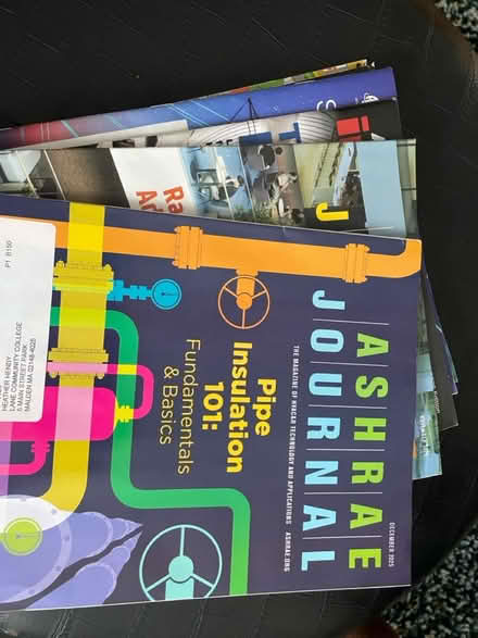 Photo of free 2025 Ashrae & other HVAC journals (Malden Center) #1