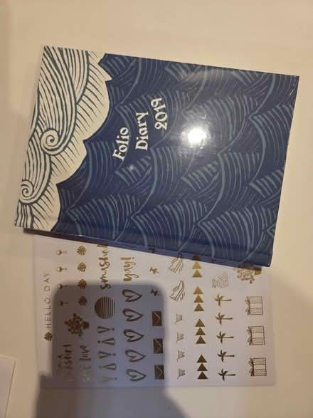 Photo of free Old Diary Unopened & Stickers (Prestwich M25) #1