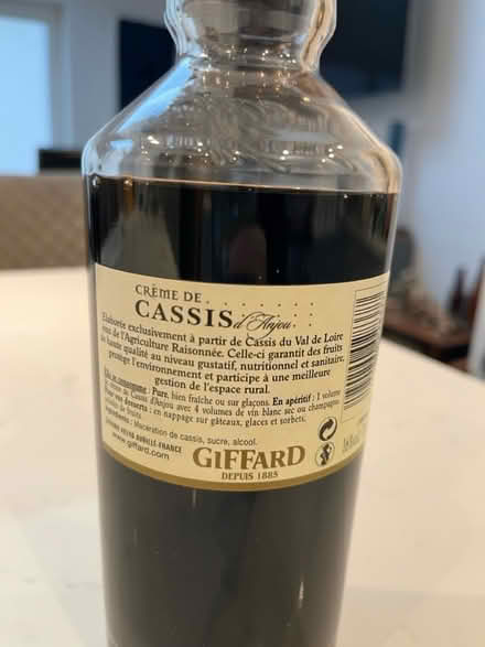 Photo of free 3/4 Bottle of Crème de Cassis (SK12 1LE) #3