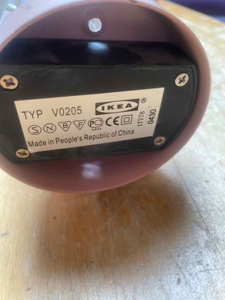 Photo of free Pink desk lamp (Langley SL1) #3