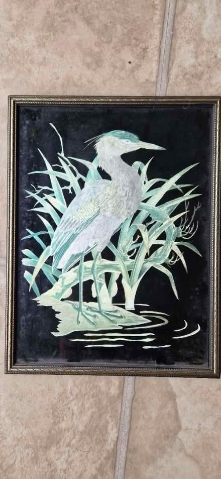 Photo of free Heron etching (Upper Weston, Bath) #1