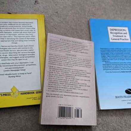 Photo of free Three depression books (Hastings TN34) #2