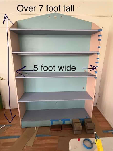 Photo of free Bookshelf tall large (Vallejo) #1