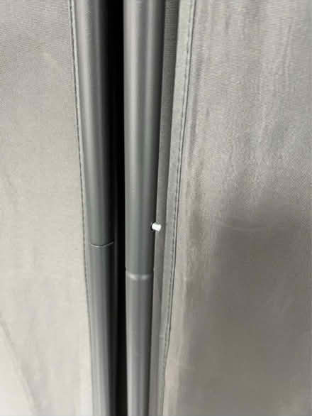 Photo of free Room Divider Privacy Screen Dark Grey Fabric 12 X Panels 56x156cm (Flitwick MK45) #3