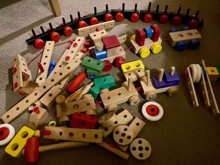 Photo of free Wooden building blocks (Oakley MK43) #1