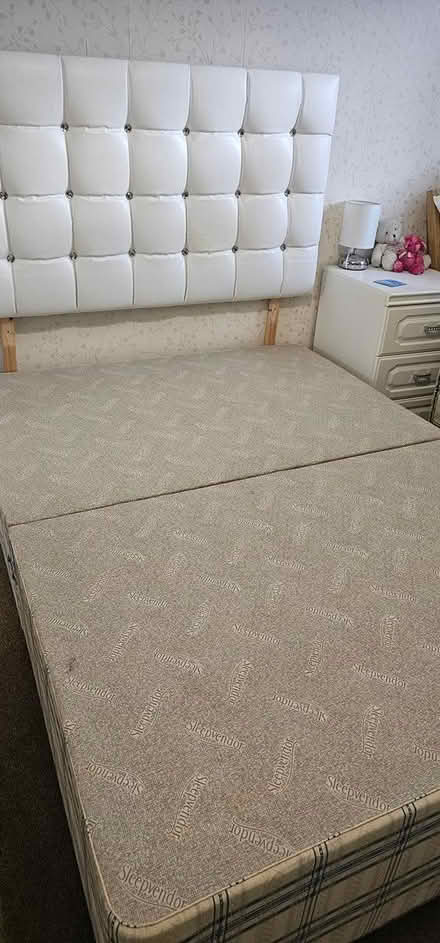 Photo of free Double divan with headboard (Borrowash derby) #1